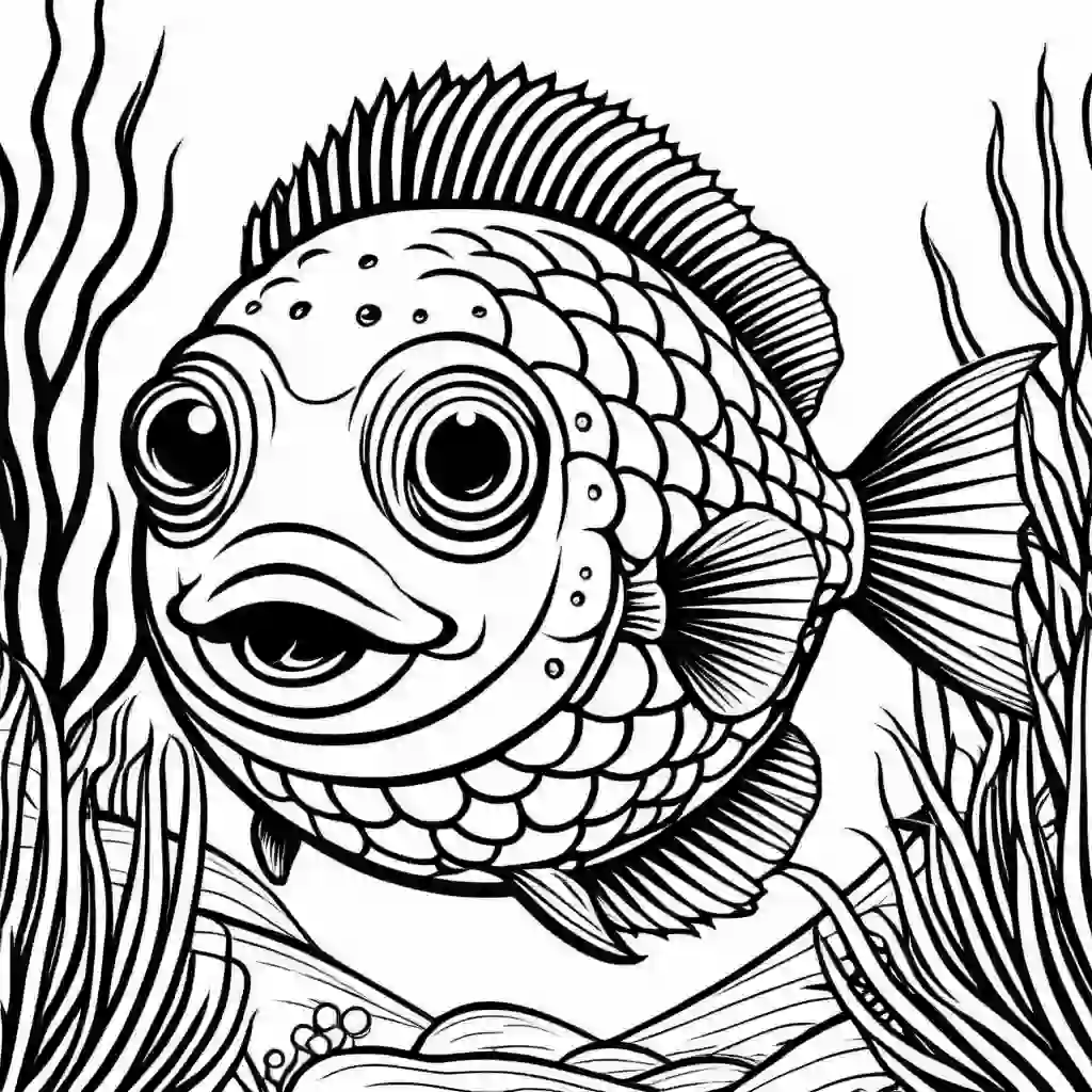 Puffer Fish coloring pages